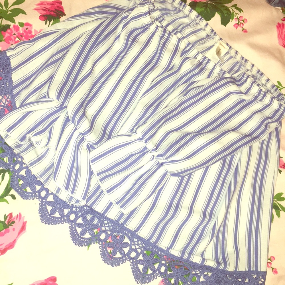 Cute blue striped shirt